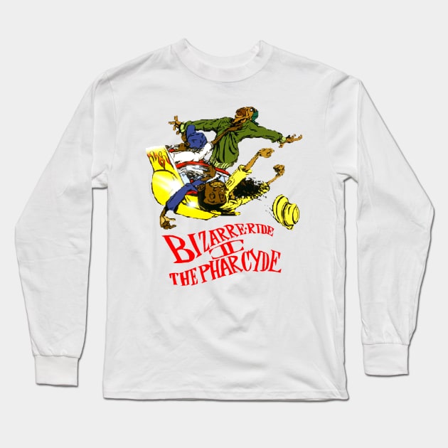 Bizarre Ryde To The Pharcyde Long Sleeve T-Shirt by StrictlyDesigns